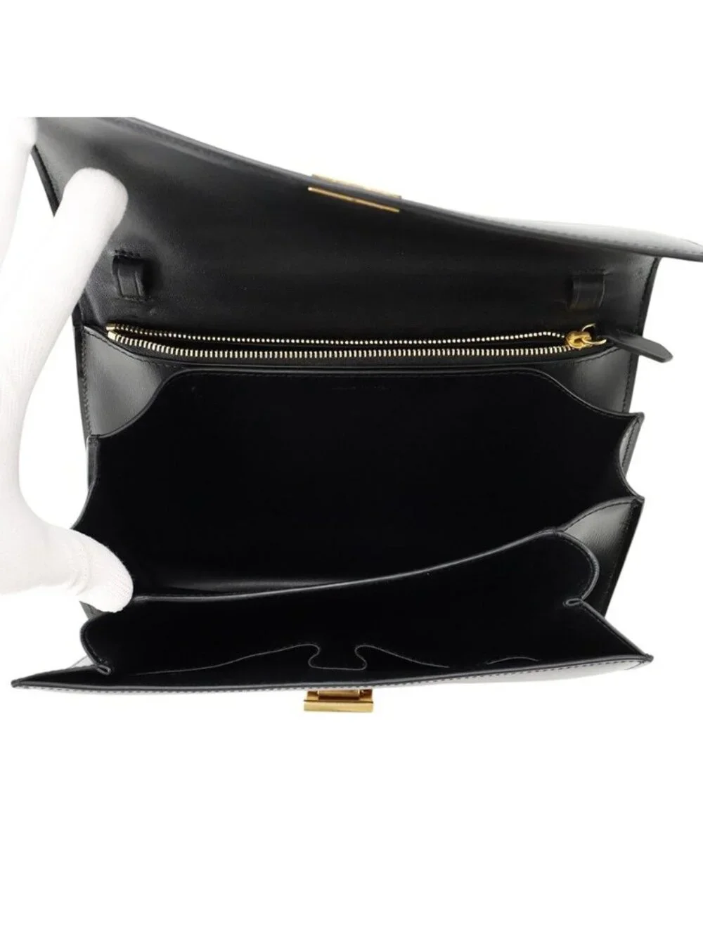 Celine Shoulder Bag Classic Box Dls Black